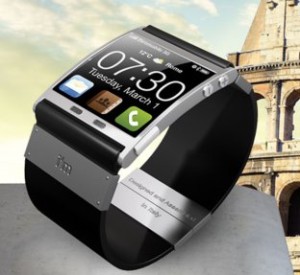 A guess at what the future Google watch might look like.