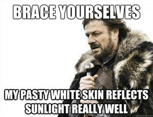 white skin