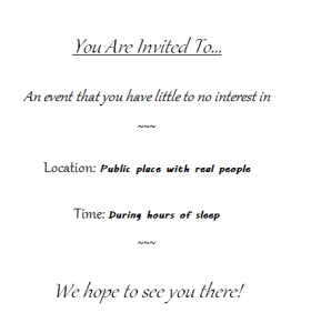 invitation