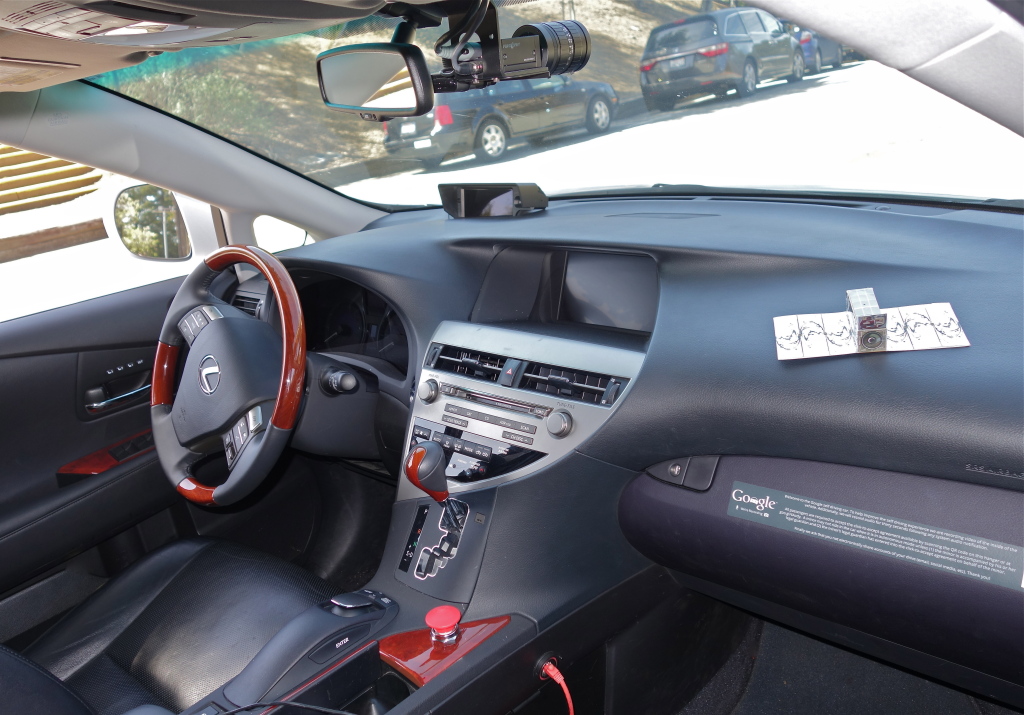 Inside Google Car